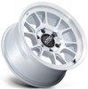 17x8.5 KMC KM729 Range Gloss Silver Machined 6x5.5/139.7 -10mm