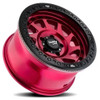 17x9 Dirty Life 9313 Nigma Race Beadlock Candy Red w/ Black Ring (True Beadlock) 6x5.5/139.7 -38mm