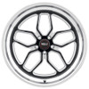 20x12 Weld Performance Laguna S107 Gloss Black Milled Machined (Rotary Formed) 5x4.75/120.7 50mm