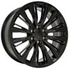 22x9 OE Replica Cadillac Escalade CA93 Satin Black 6x5.5/139.7 28mm