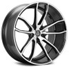 22x9 AXE EX33 Gloss Black Machined 5x110 20mm (CUSTOM)