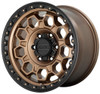 17x9 KMC KM545 Matte Bronze w/ Black Lip 6x5.5/139.7 -12mm