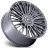24x10 Asanti AB049 Anthracite Brushed 5x112 5x120 20mm