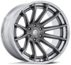 22x12 Fuel Off-Road Burn Platinum w/ Chrome Lip FC403 (* May Require Trimming) 6x135 -44mm