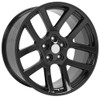 22x10 OE Replica Dodge RAM DG51 Gloss Black 5x5.5/139.7 25mm