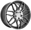 19x10 OE Replica Corvette C7 CV03 Gunmetal Machined 5x4.75/120.7 79mm