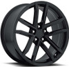 20x11 Performance Replicas PR208 Satin Black 5x120 43mm