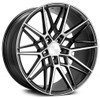 20x10 AXE CF1 Gloss Black Machined (Compression Forged) 5x4.25/108 40mm (CUSTOM)