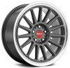 (Clearance - No Returns) 17x8 Raceline 315G Grip Gunmetal w/ Machined Lip 4x4.5/114.3 40mm