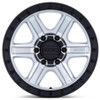 (Clearance - No Returns) 18x9 KM551 Outrun Machined w/ Gloss Black Lip 6x135 18mm