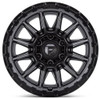 17X9 Fuel Off-Road Piston Matte Gunmetal w/ Gloss Black Lip FC866 5x5/127 -12mm