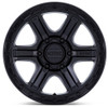 (Clearance - No Returns) 18X9 KM551 Outrun Matte Black w/ Gloss Black Lip 6x135 18mm