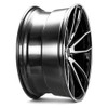 22x9 AXE EX33 Gloss Black Machined 5x120 20mm (CUSTOM)