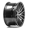 22x9 AXE EX40 Gloss Black w/ Mirror Face 5x130 35mm (CUSTOM)