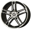 16x7 Enkei FD-05 Gloss Black Machined 5x4.5/114.3 38mm