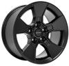 17x8.5 Defiant DF02 Satin Black 5x5/127 12mm