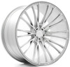 22x10.6 AXE CF2 Silver Mirror Face (Compression Forged) 5x110 38mm (CUSTOM)  