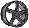 19x10 OE Replica Corvette C7 CV02 Gloss Black 5x4.75/120.7 79mm