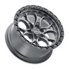 17x9 Weld Off-Road Ledge W107 Satin Gunmetal w/ Satin Black Lip (Rotary Forged) 6x5.5/139.7 0mm
