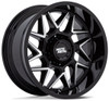 20x9 Moto Metal MO812 Turbine Gloss Black Machined 6x5.5/139.7 1mm
