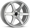 18x8 Enkei T6S Matte Silver 5x120 32mm