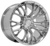 19x10 OE Replica Corvette C7 Z06 CV22 Chrome 5x4.75/120.7 79mm