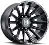 22x10 Hostile H123 Typhoon Asphalt 8x170 -25mm