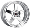 20x10.5 Weld Performance Ventura S105 Gloss Silver Machined (Rotary Formed) 5x5/127 13mm
