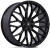 22x9.5 Asanti AB050 Matte Black 6x5.5/139.7 25mm