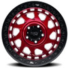 17x9 Dirty Life 9313 Nigma Race Beadlock Candy Red w/ Black Ring (True Beadlock) 6x135 -12mm