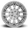 19x8.5 Rotiform BLQ Silver Machined R110 5x4.5/114.3 38mm