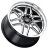 17x7 Weld Performance Laguna 6 Drag S153 Gloss Black Milled Machined (Rotary Formed) 6x135 20mm