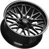 22X10 Artem Off-Road A206 Novus Gloss Black Milled (Flow Formed) 8x6.5/165 -19mm