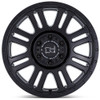 17x8 Black Rhino Yellowstone Matte Black 5x130 45 mm