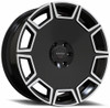 22x9 Koko Kuture Sicily Gloss Black Machined 5x112 22mm