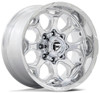(Clearance - No Returns) 22x12 Fuel Off-Road Scepter Polished Milled FC862 (* May Require Trimming) 8x180 -44mm