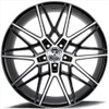 20x10 AXE CF1 Gloss Black Machined (Compression Forged) 5x5/127 40mm (CUSTOM)