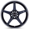 18X8.5 Motegi MR159 Obsidian Blue w/ Machined Lip Stripe 5x4.5/114.3 35mm