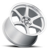 18x8.5 ESR AP6 Hyper Silver w/ Machined Lip (Flow Form) 5x112 35mm