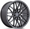 22X10.5 Niche Calabria 5 Matte Gunmetal NC277 5x115 18mm
