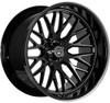22X12 Artem Off-Road A206 Novus Gloss Black (Flow Formed) (* May Require Trimming) 6x5.5/139.7 -44mm