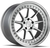 19x8.5 Aodhan DS-X Silver Machined (Flow Form) 5x4.5/114.3 35mm