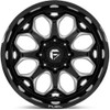 (Clearance - No Returns) 22X10 Fuel Off-Road Scepter Gloss Black Milled FC862 6x5.5/139.7 -18mm