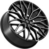 22x9.5 Asanti AB050 Gloss Black Machined 6x135 25mm