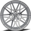 20x10.5 AXE CF1 Gloss Silver Mirror Face (Compression Forged) 5x120 25mm (CUSTOM)  