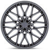 20X9 Niche Calabria 5 Matte Gunmetal NC277 5x112 20mm