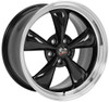 18x9 OE Replica Ford Mustang Bullitt FR01 Gloss Black w/ Machined Lip 5x4.5/114.3 24mm