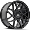 (Clearance - No Returns) 18x8 Touren TR66 Gloss Black 5x112 5x120  35mm