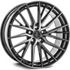 22x9 AXE EX40 Gloss Black w/ Mirror Face 5x110 35mm (CUSTOM)