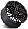 24X10 Niche Calabria 6 Matte Black Machined Dark Tint NC278 6x5.5/139.7 20mm